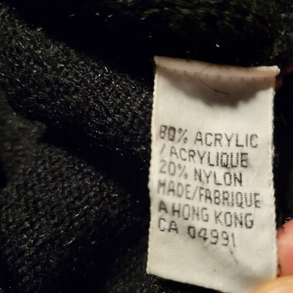 Geometrical vintage 80's long cardigan Dalia brand - Picture 5 of 6